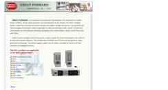 Desktop Screenshot of greatforward.com.tw